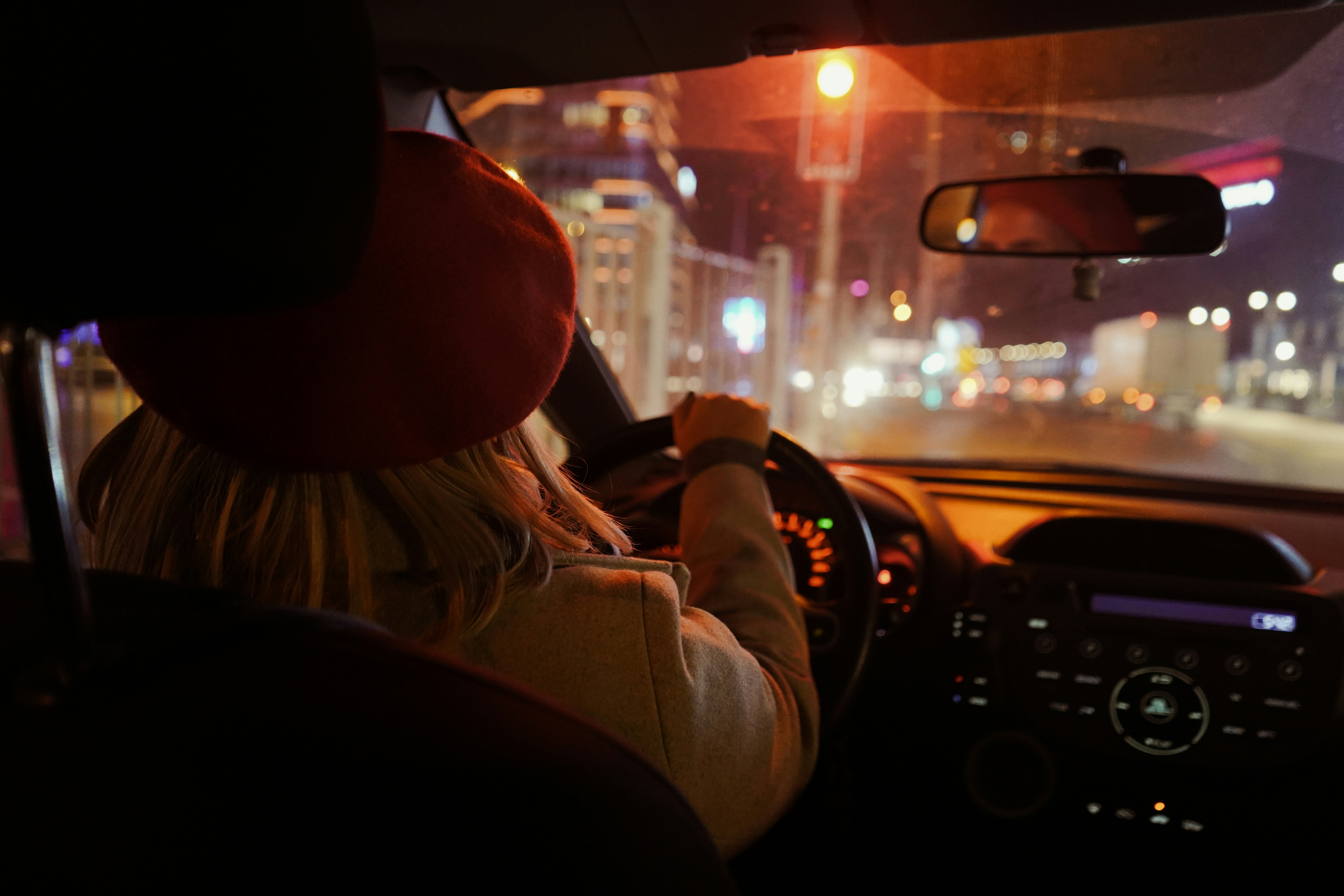 woman driving