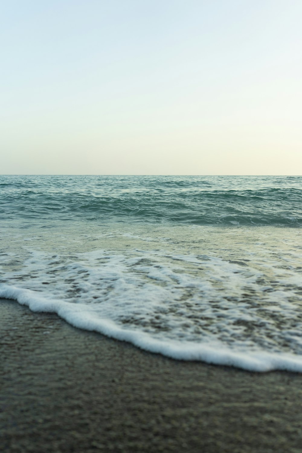 waves on a beach