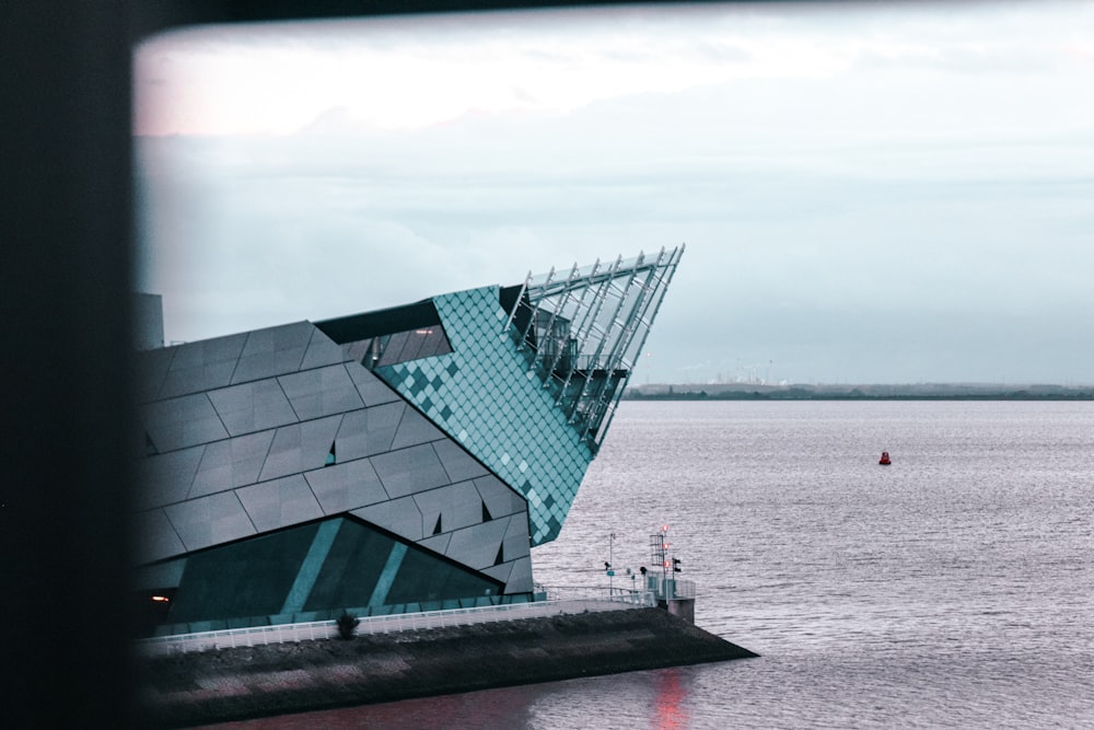 a building with a glass roof