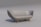 A modern, minimalist sofa with a grey upholstery and wooden legs. The smooth curves and sleek design give it a contemporary feel, while the slightly curved backrest and cushioned seat add comfort. The light background enhances the elegant simplicity of the furniture piece.
