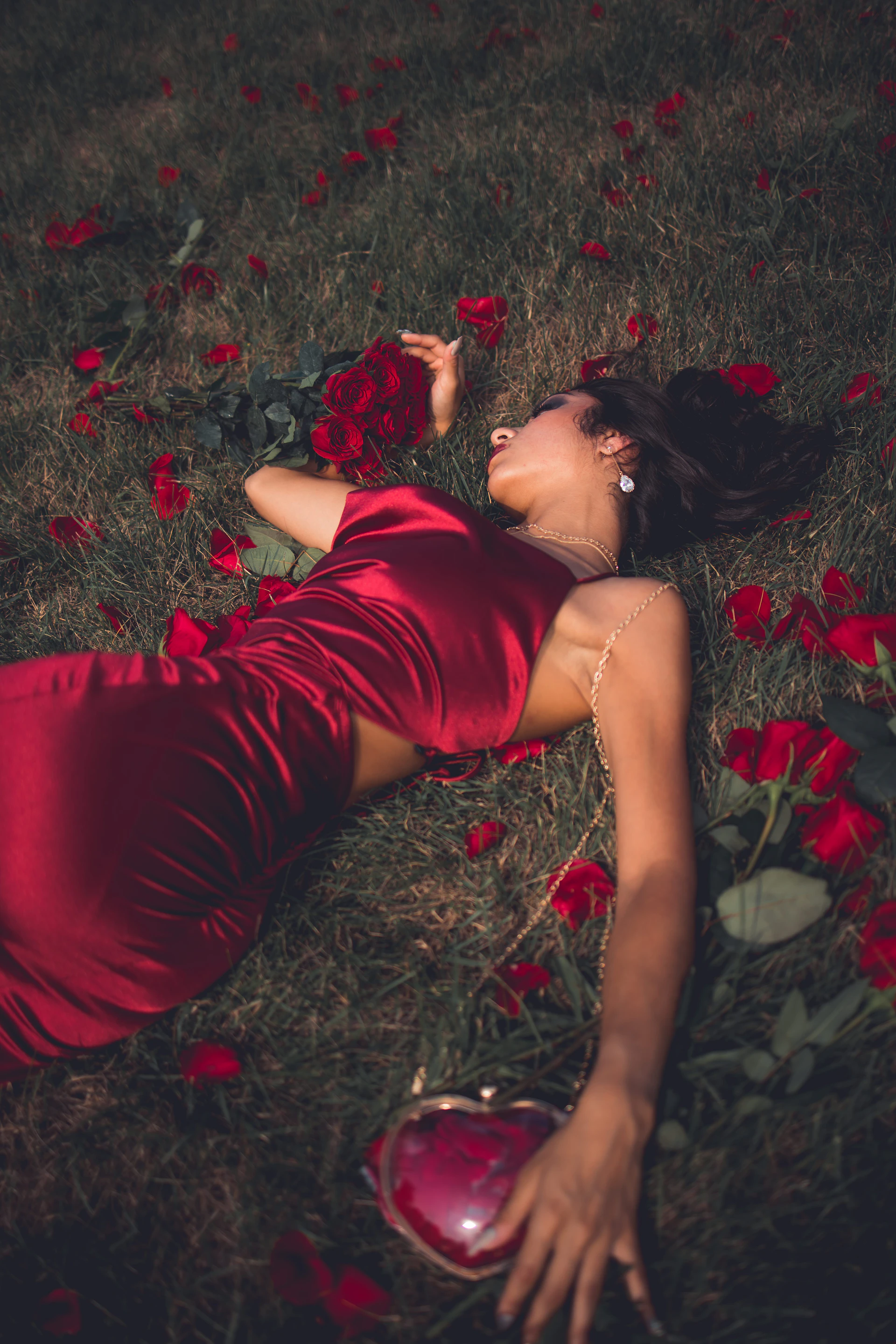 a person lying on the ground
