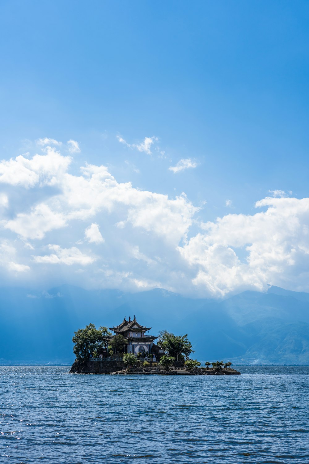 a house on an island