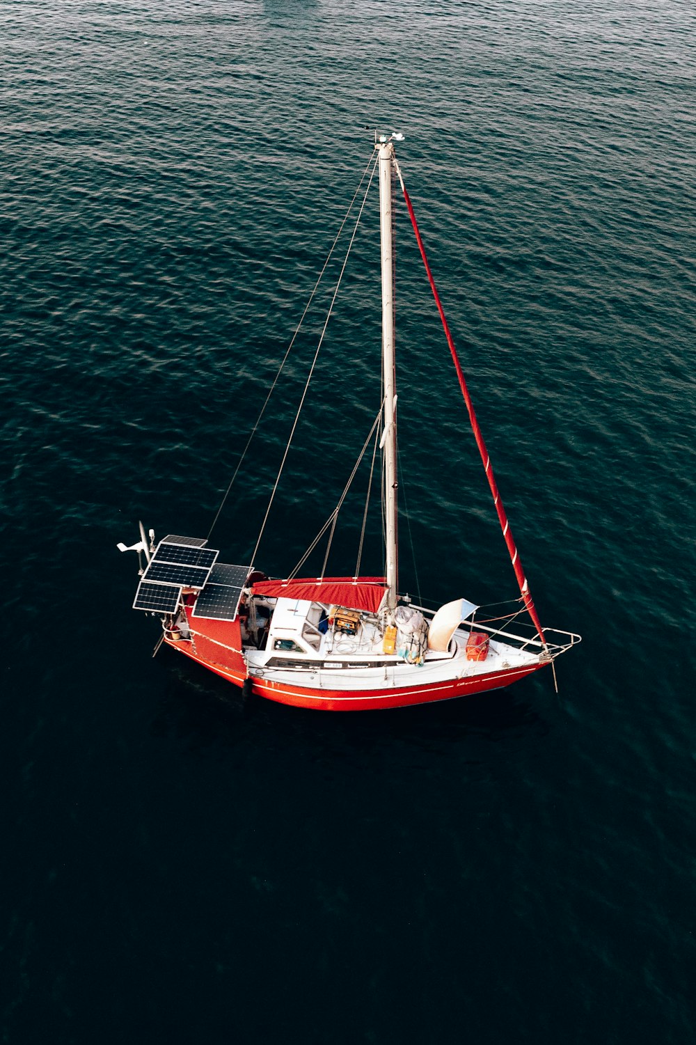 a boat sailing on the water