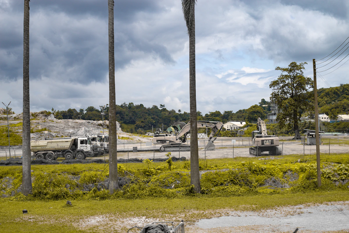 Truck in rural West Africa — stock image illustrating regional logistics