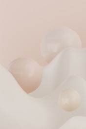 Screenshot of a serene puzzle game with soft colors and gentle animations.