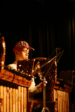 a person playing a musical instrument