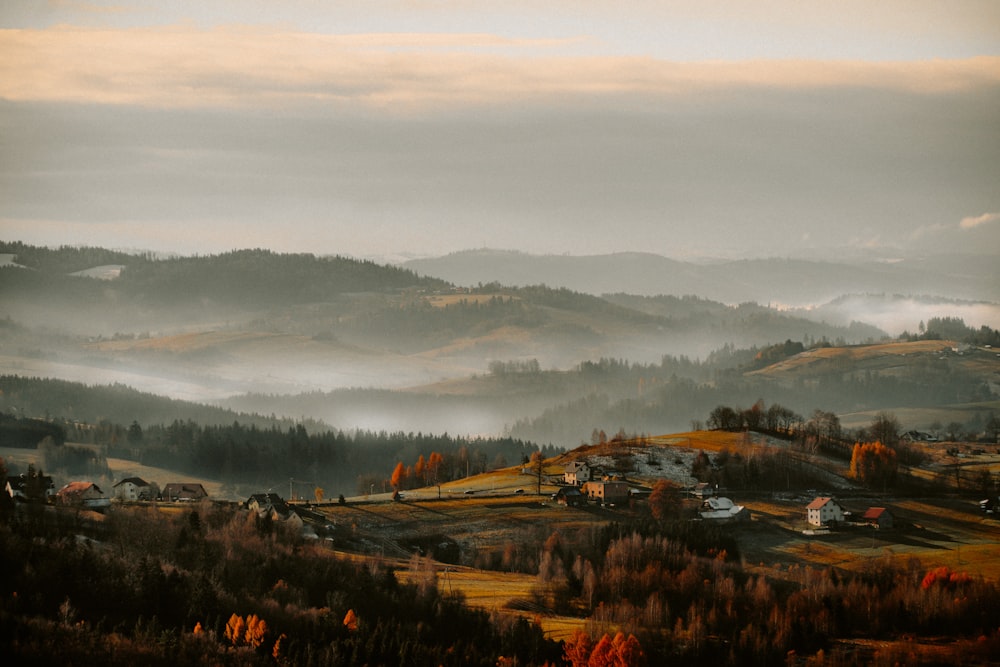 a town in the valley