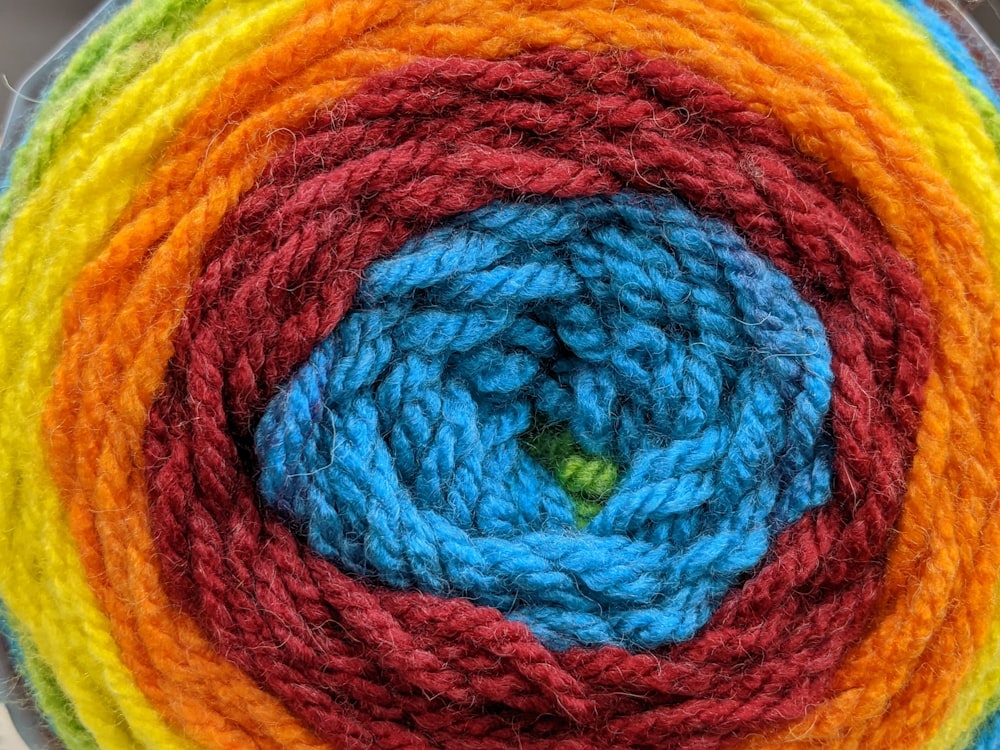 a close-up of a yarn