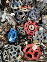 A collection of various faucet styles available.