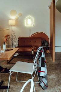 Cozy living room interior of a new apartment in Ulsan Nam-gu