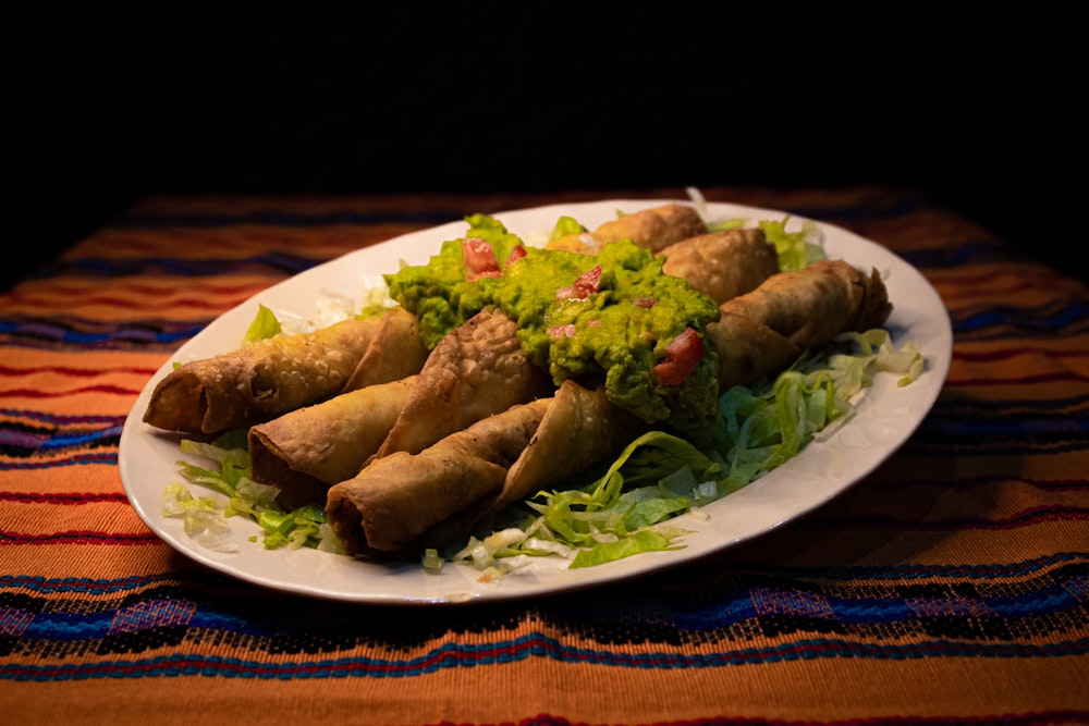 a plate of food