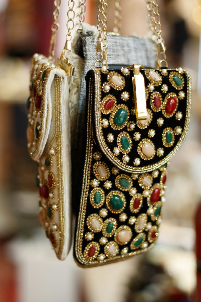 Embroidered Clutches