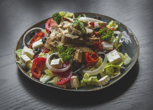 a bowl of salad