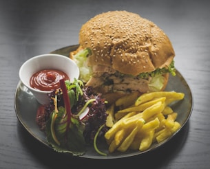a plate of food