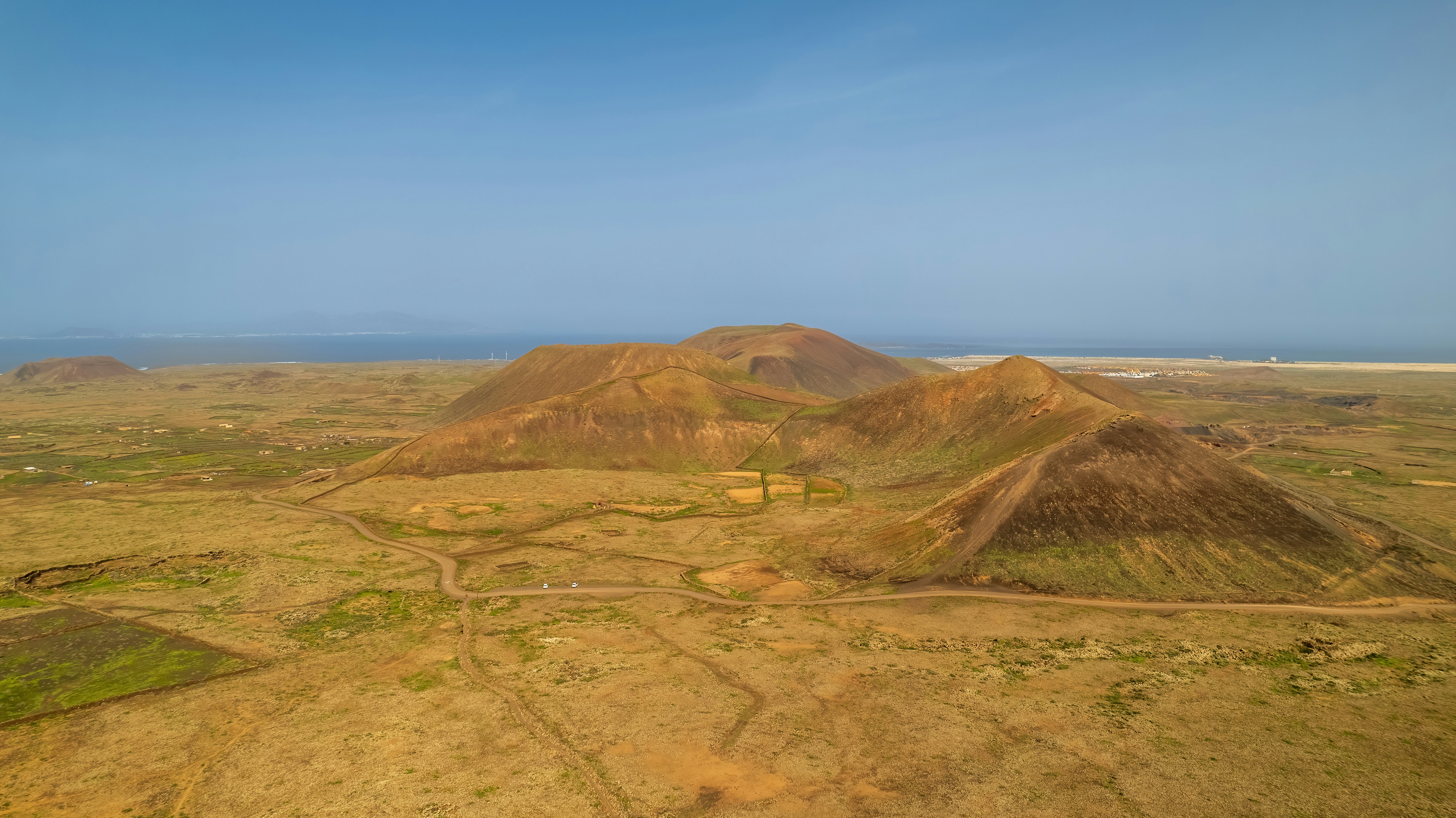 a large desert landscape, 