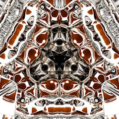 Intricate AI-generated patterns with rich textures and colors.