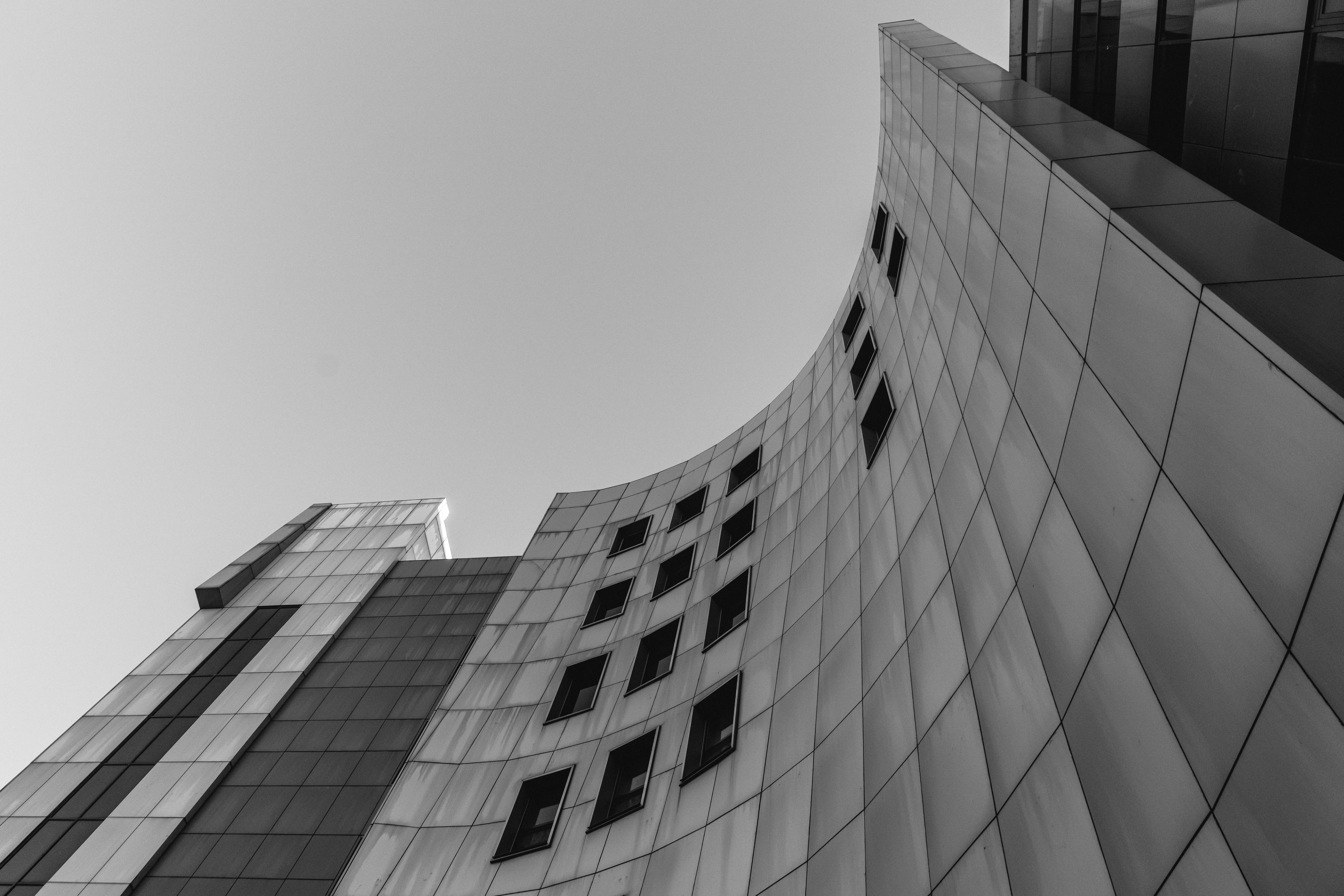 a low angle view of a building