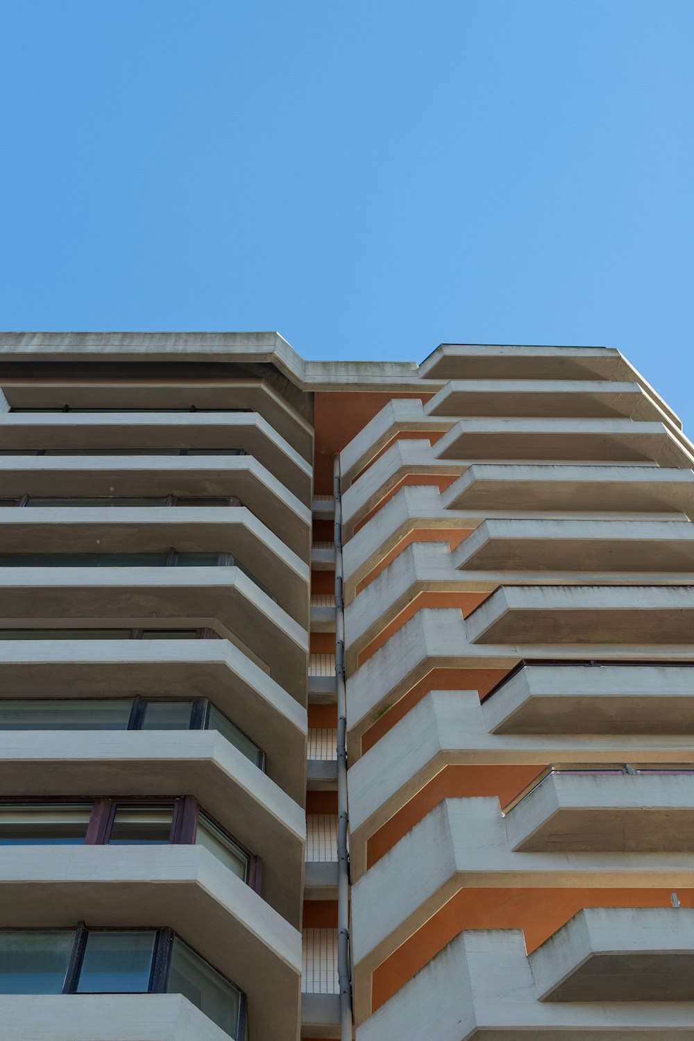 a building with a blue sky