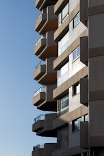 a building with balconies