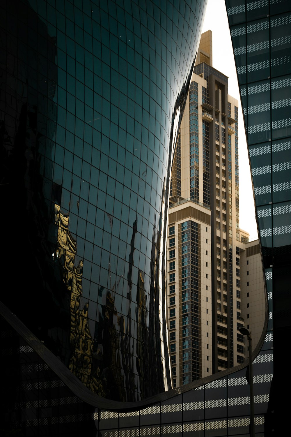 a tall building with many windows