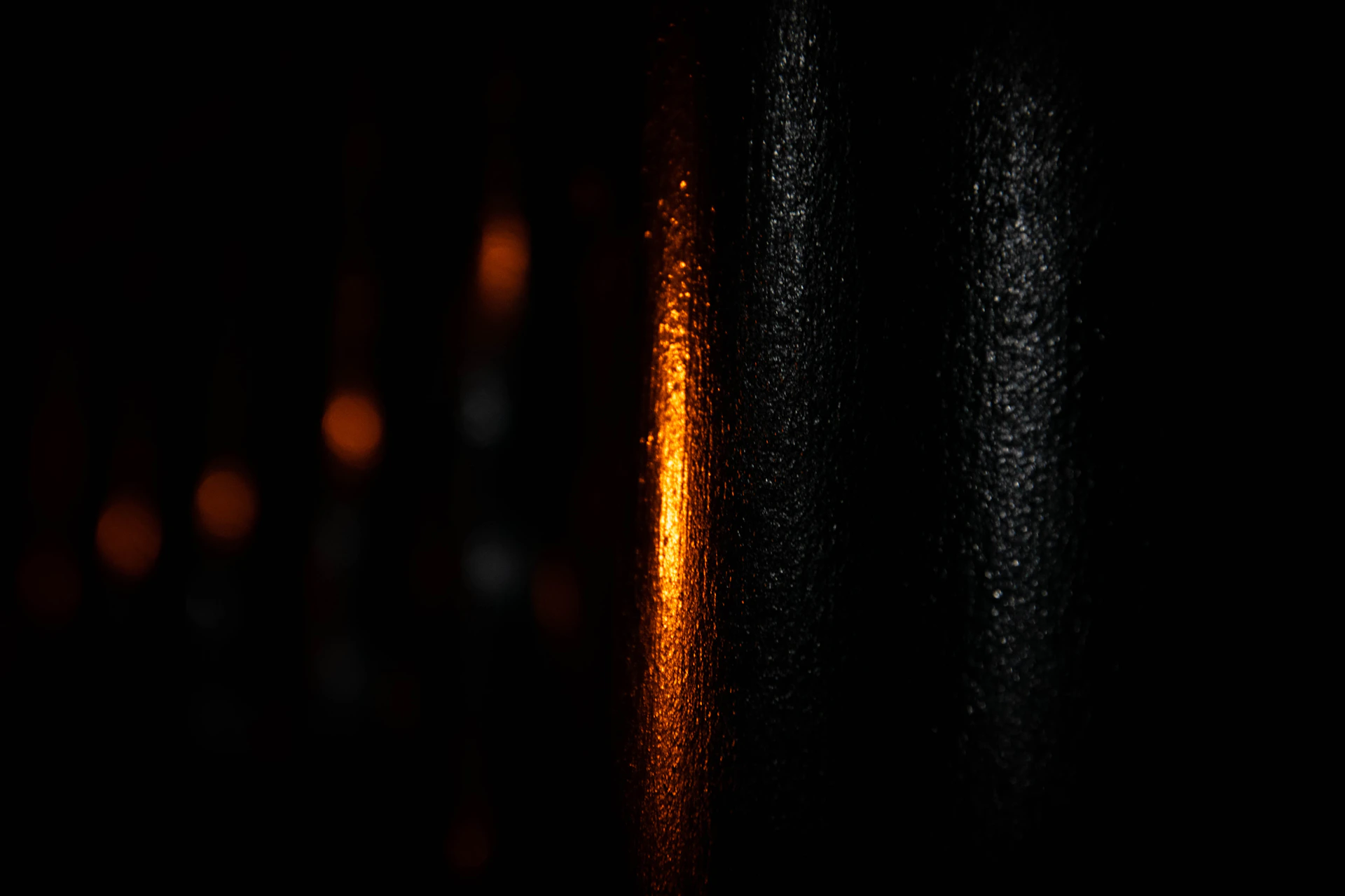 a close-up of a fire