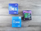 Packaging box of a high-performance CPU branded with Coremart logo.