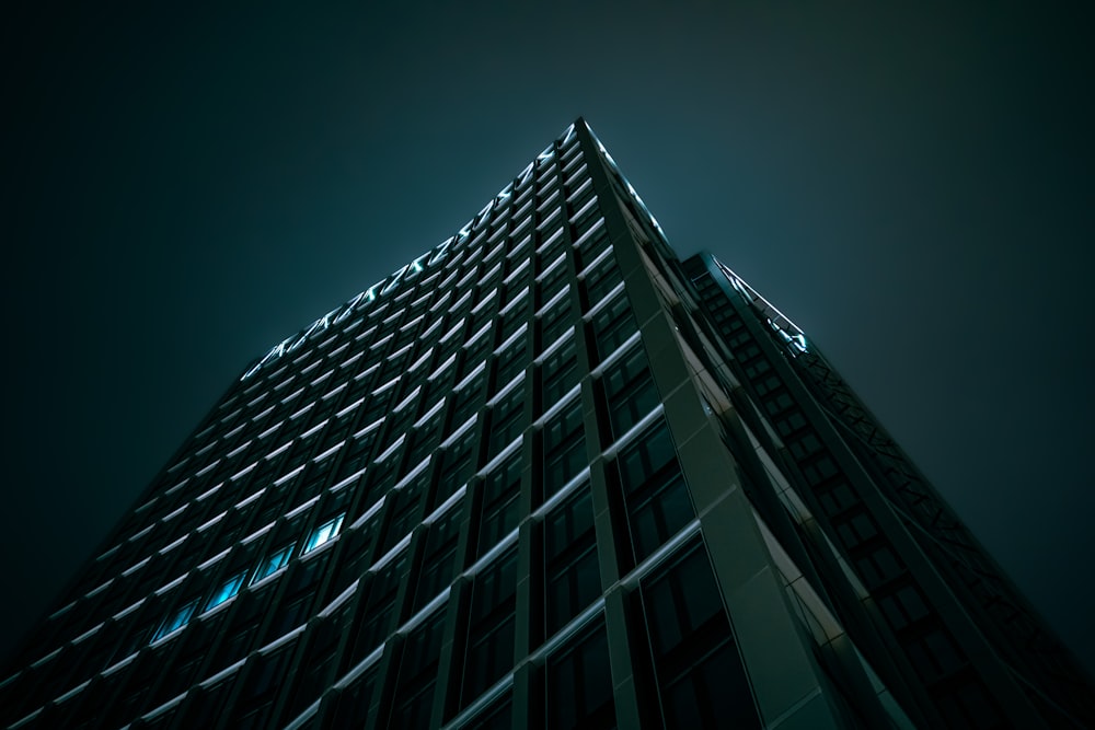 a tall building with many windows