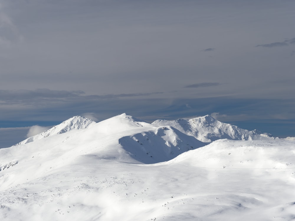 a snowy mountain top