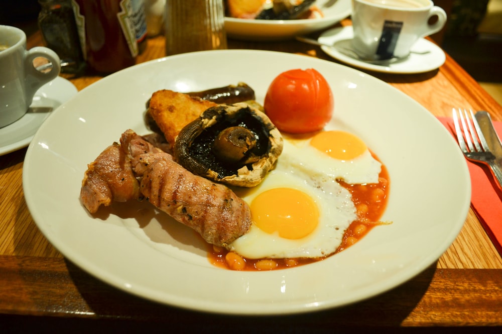 a plate of food