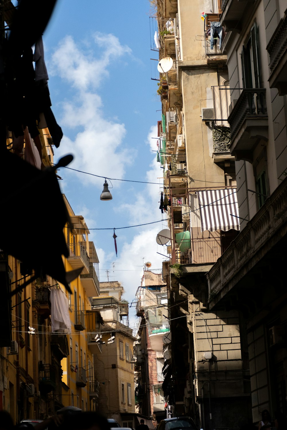 a street with buildings on both sides