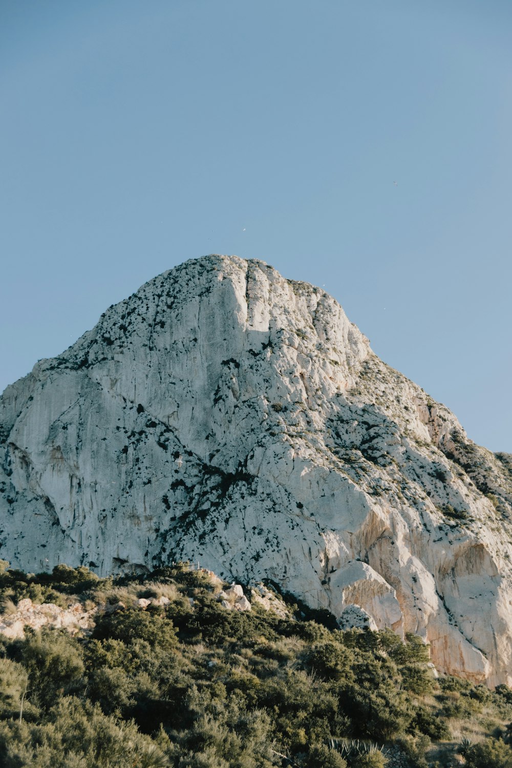 a large rocky mountain