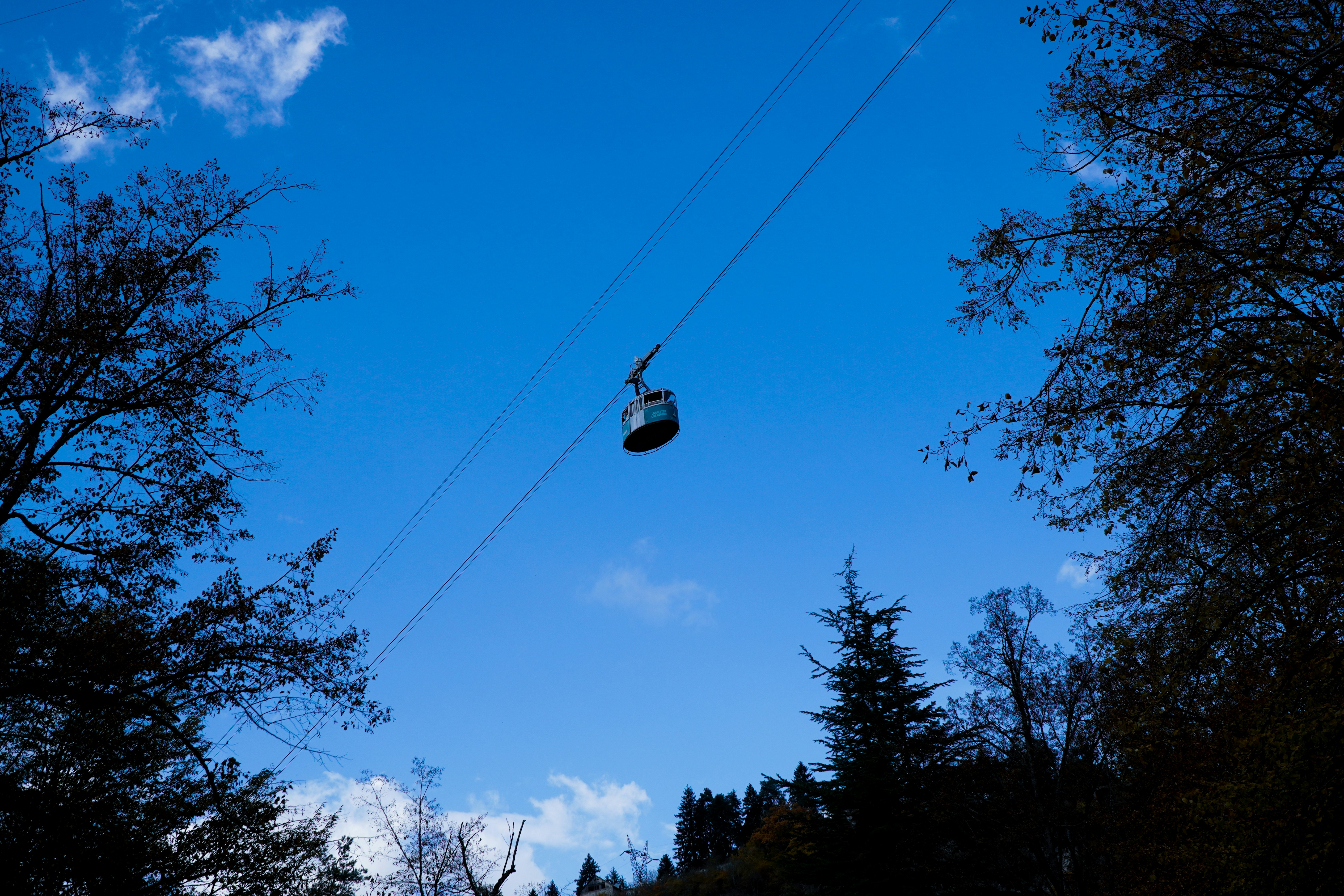 Borjomi, Georgia - Cable car in Borjomi, Georgia