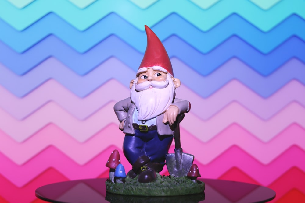 a statue of a gnome