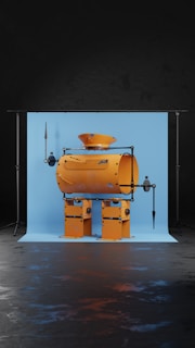 A playful robot sketch made by AI, blending technology and imagination in a fun style.