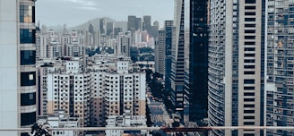 A bustling cityscape of Abu Dhabi showcasing modern architecture.