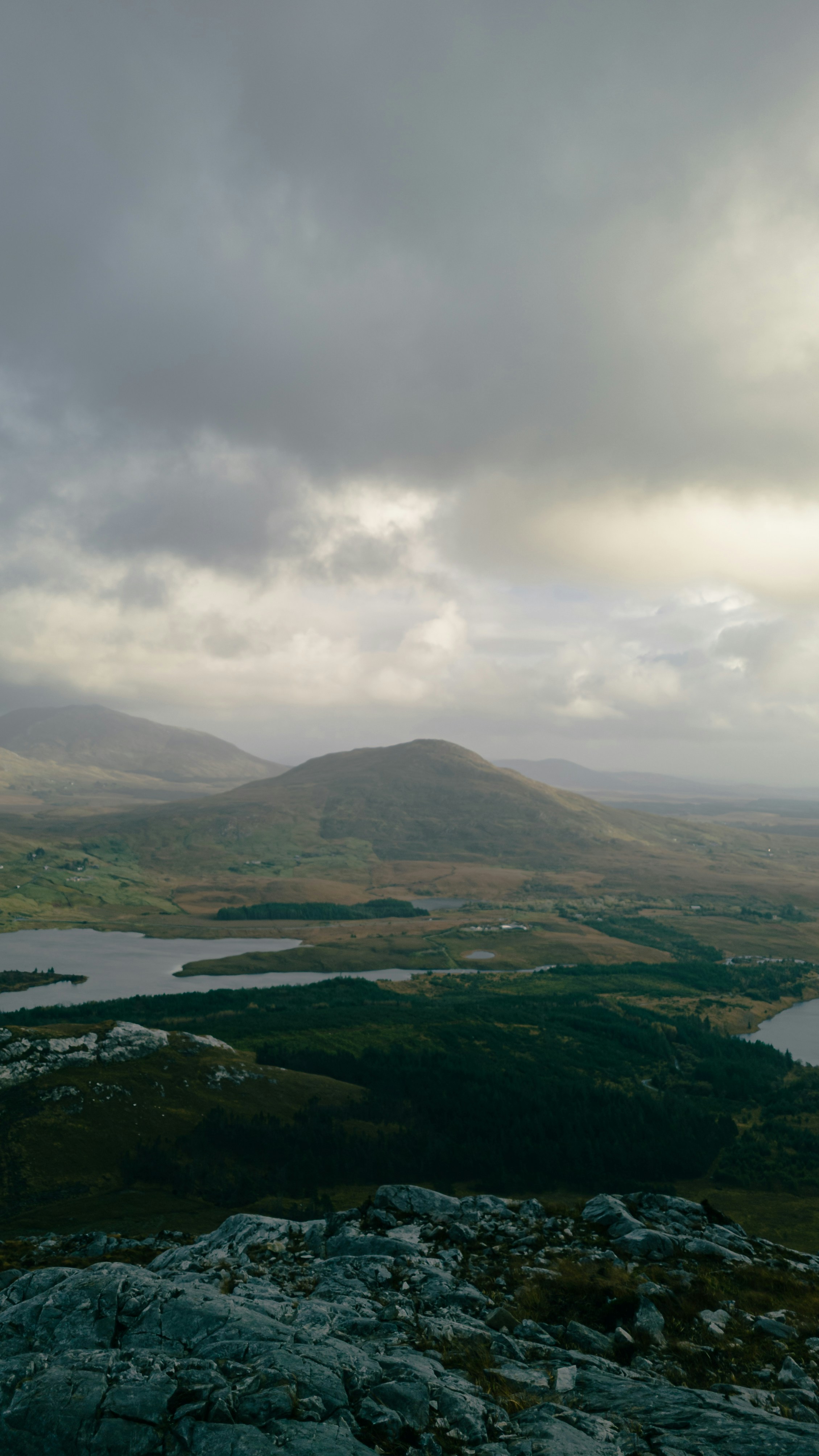 Rugged mountain terrain and deep valleys characteristic of the Lake District