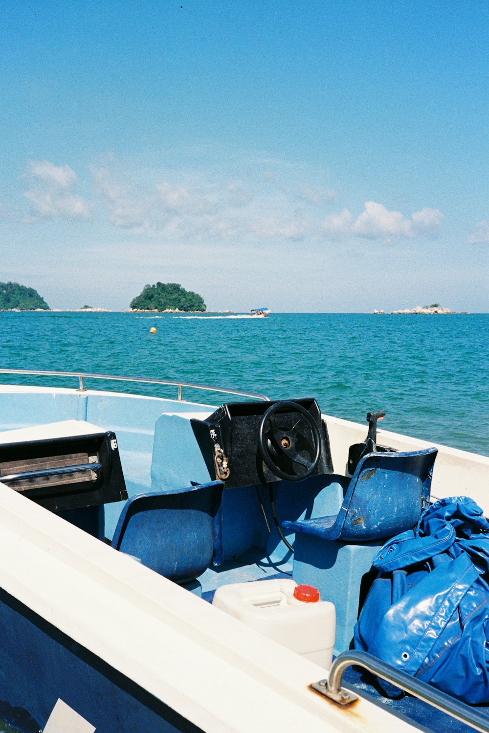 a boat on the water