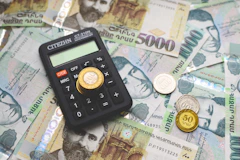 a calculator on money