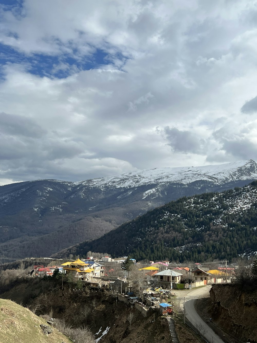 a town in the mountains