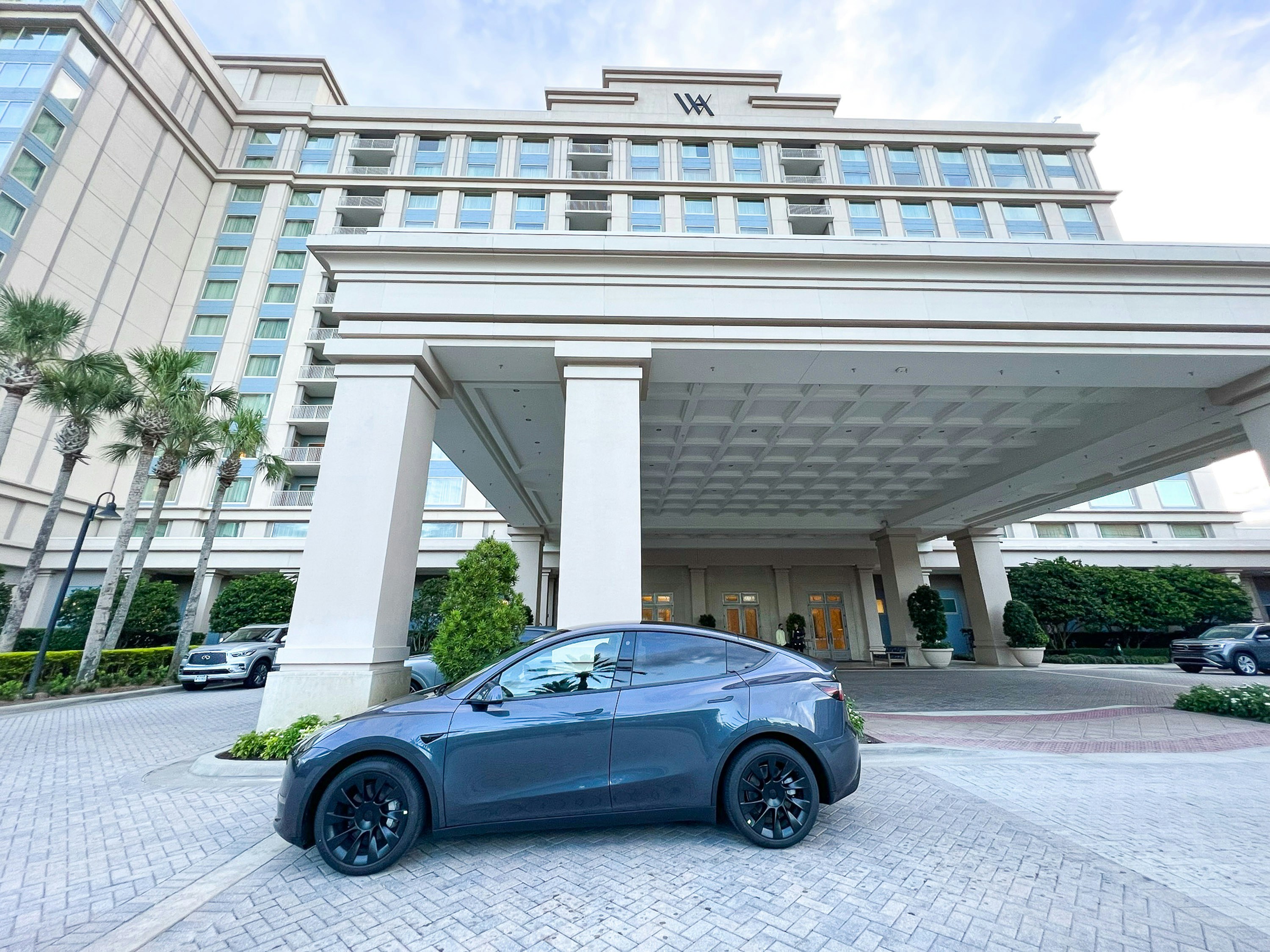 Tesla Model Y at the Waldorf-Astoria Orlando, Florida