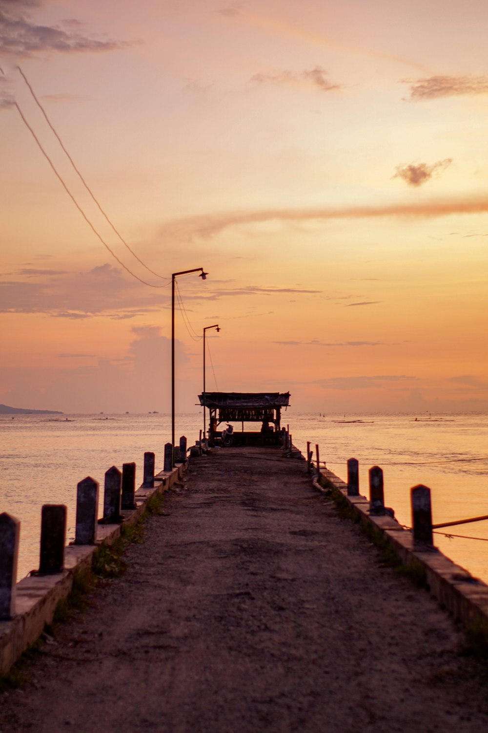 a walkway along a beach