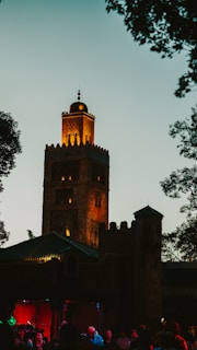 Evening view of the stonemart venue illuminated with warm lights, symbolizing ongoing connections beyond the event.