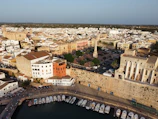 Aerial shot of the Mediterranean coast highlighting Libya’s strategic gateway location.