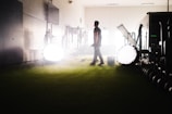 An influencer filming a tutorial in a bright studio.