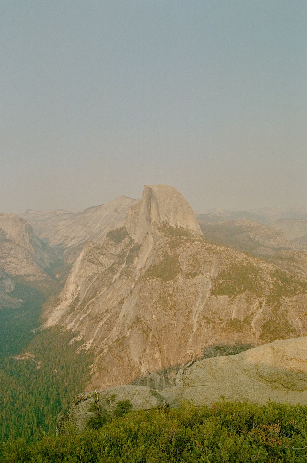 a large rocky mountain