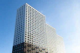 a tall building with many windows