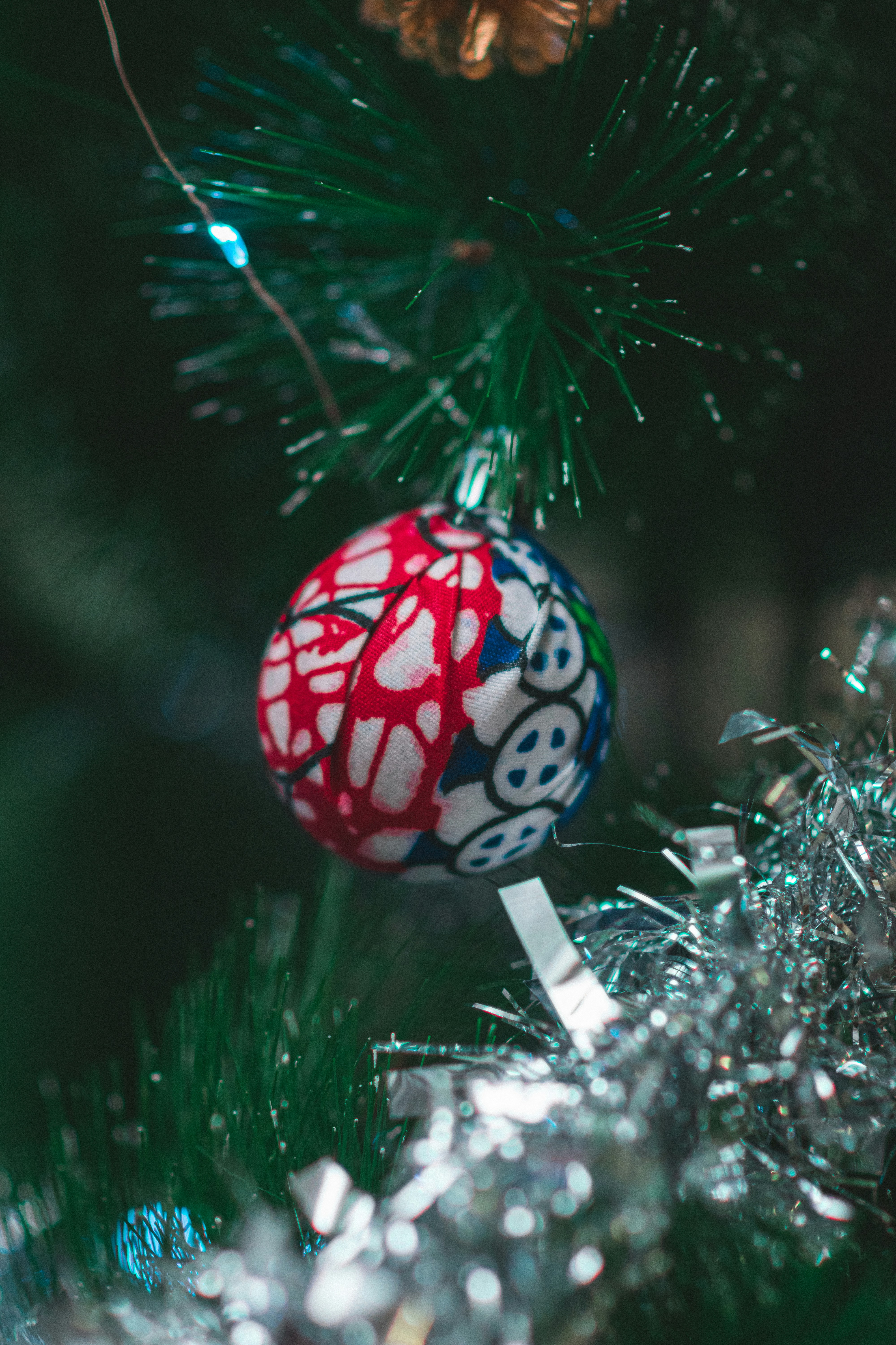a decorated christmas tree