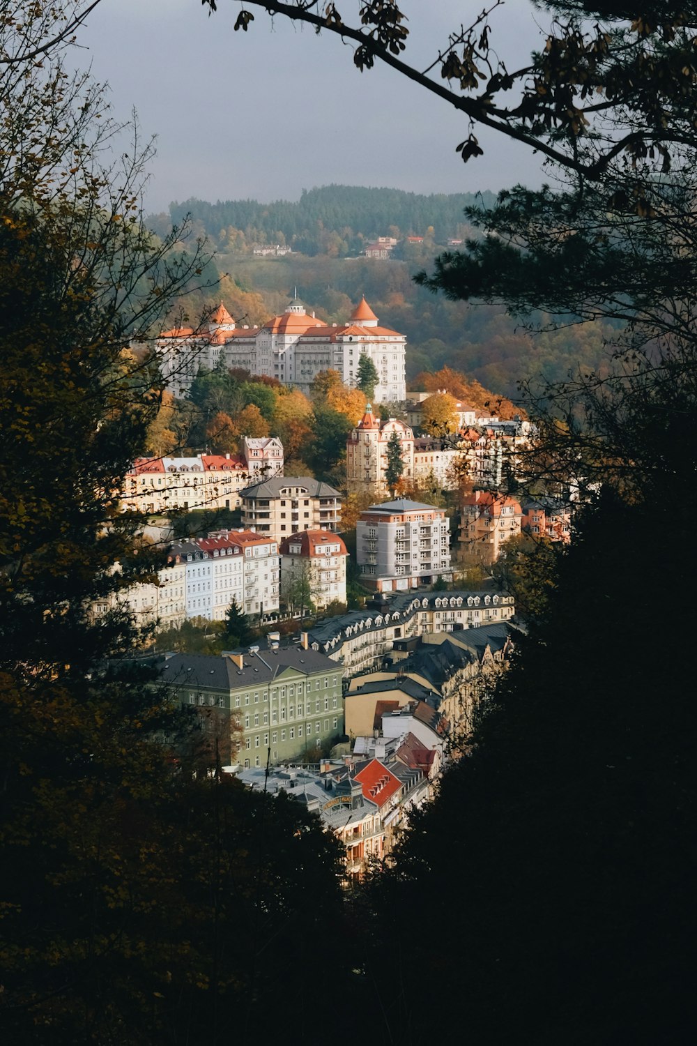 a city with many buildings