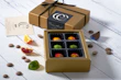 Elegant gift box featuring assorted magnesium cocoa products with natural packaging.