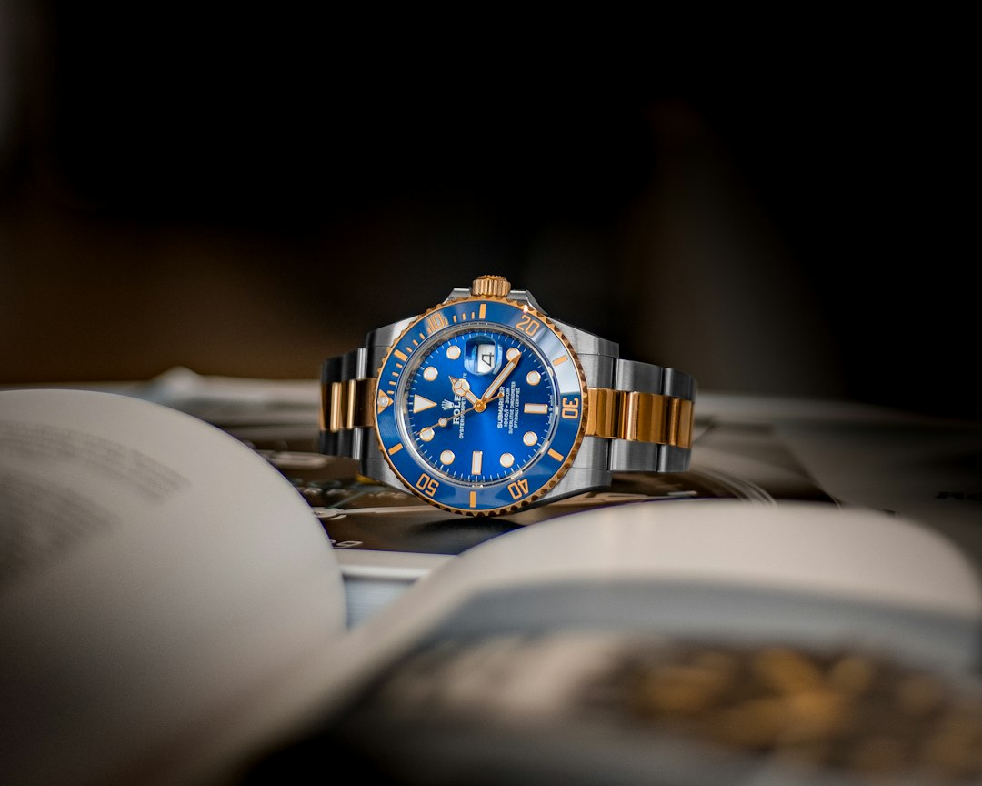 luxury watch closeup
